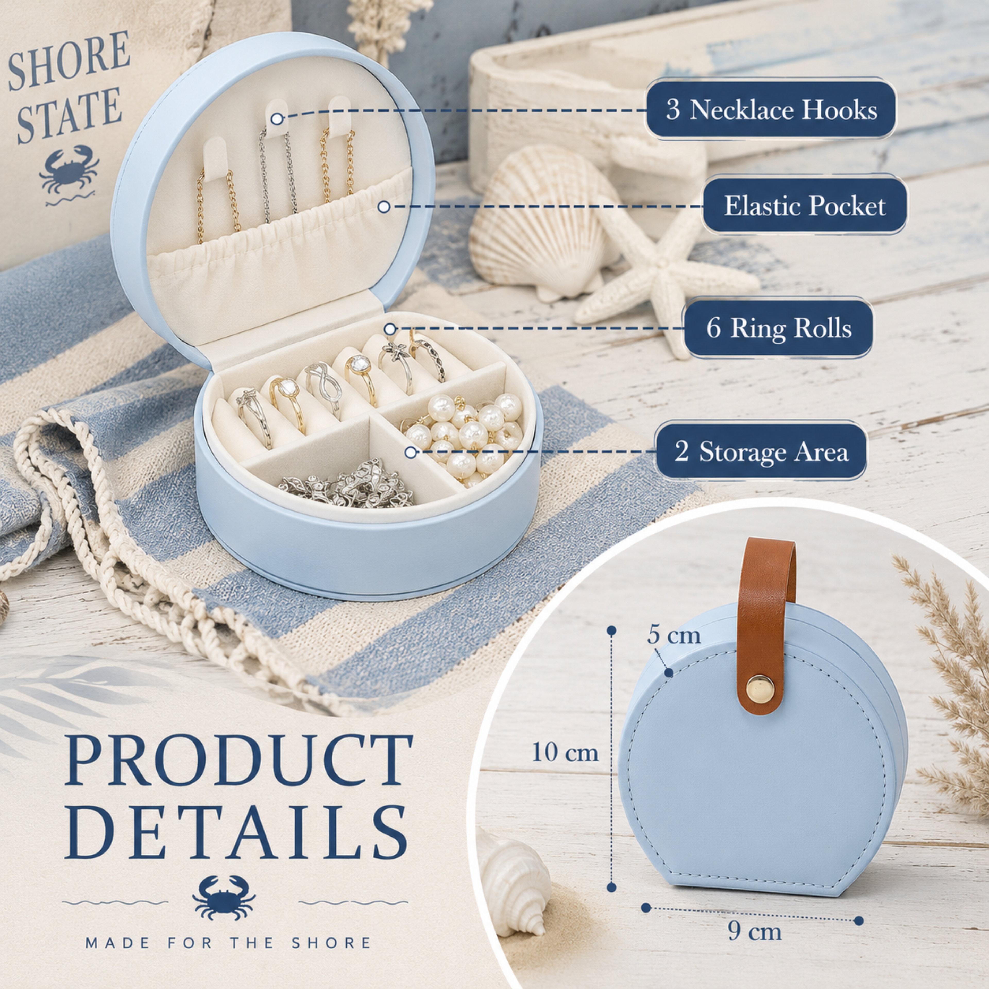 travel jewelry case