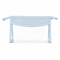 blue clear cosmetic bag