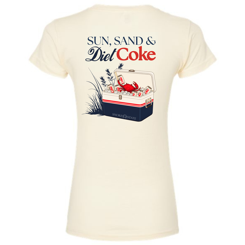 Sun, Sand. & Diet Coke Women's T-Shirt