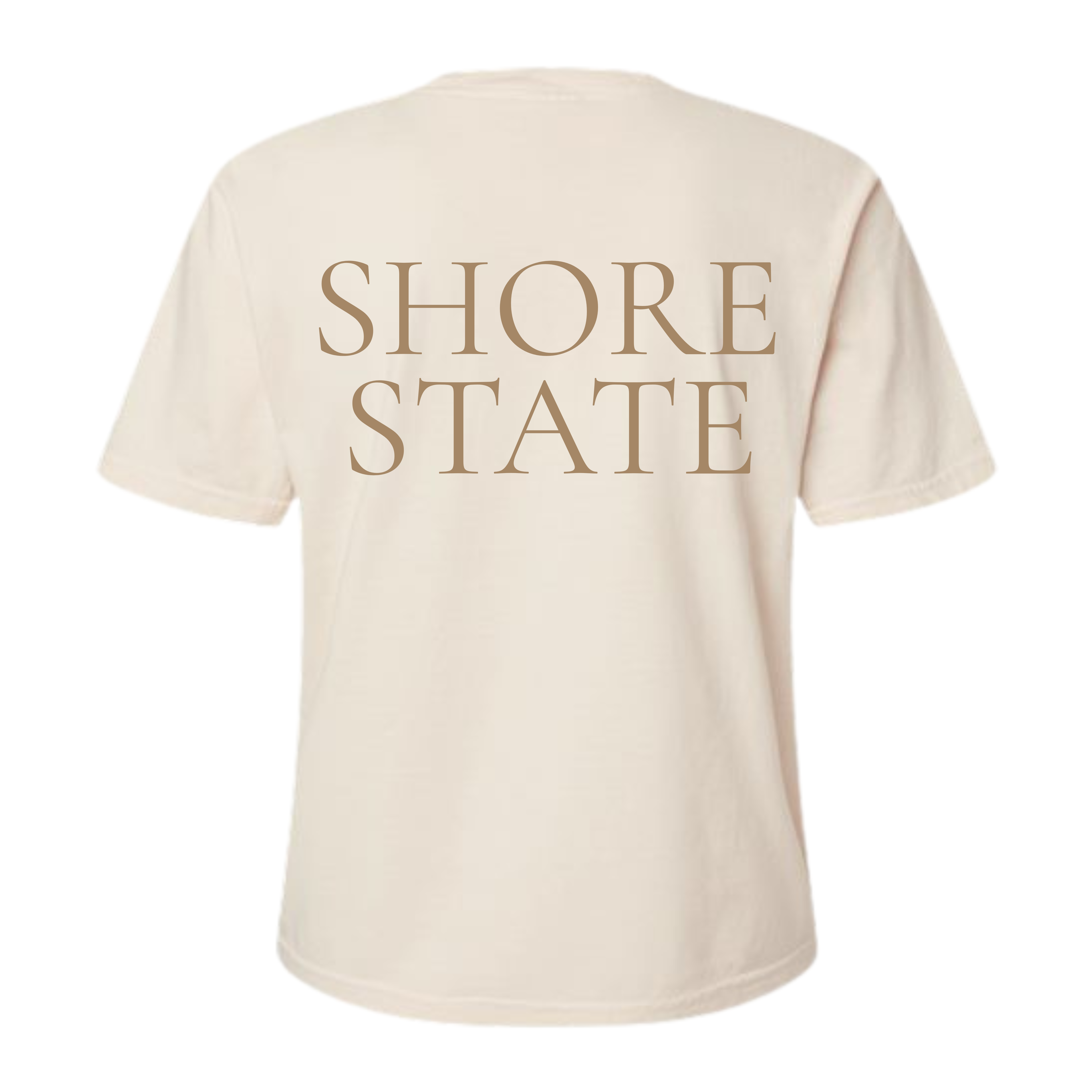 Boxy Cropped Shore State Crab T-Shirt