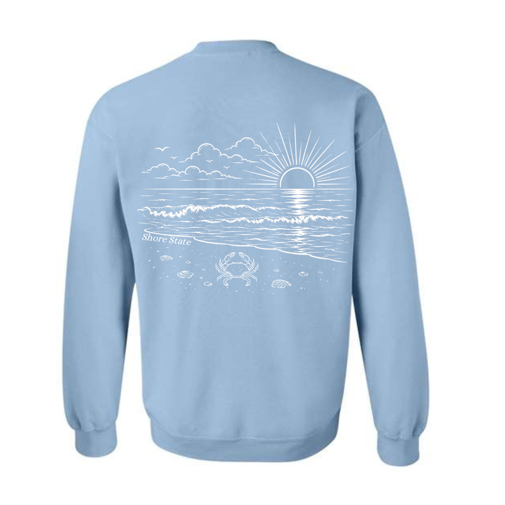 Beach Line Crewneck Sweatshirt