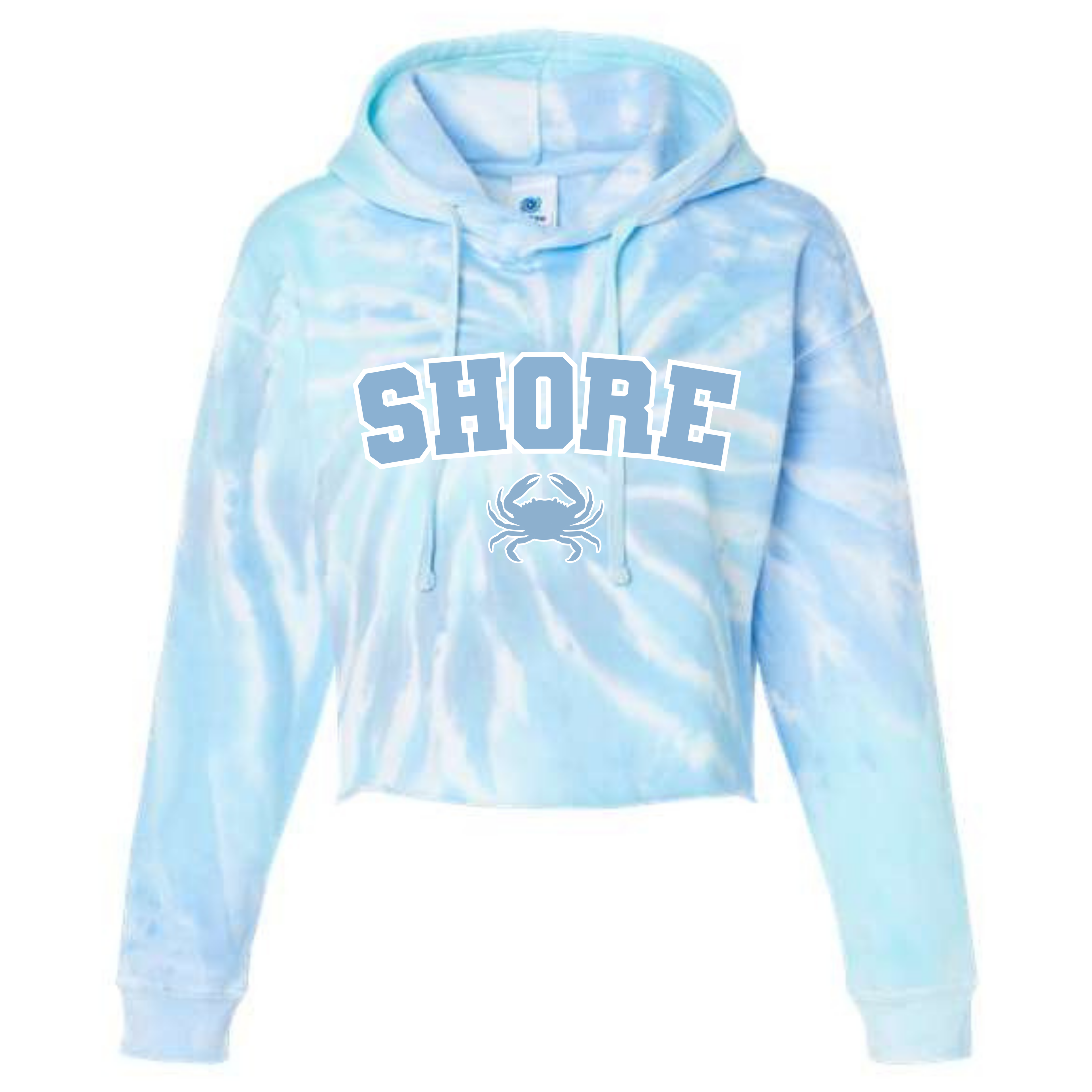 Tie Dye Shore Cropped Sweatshirt