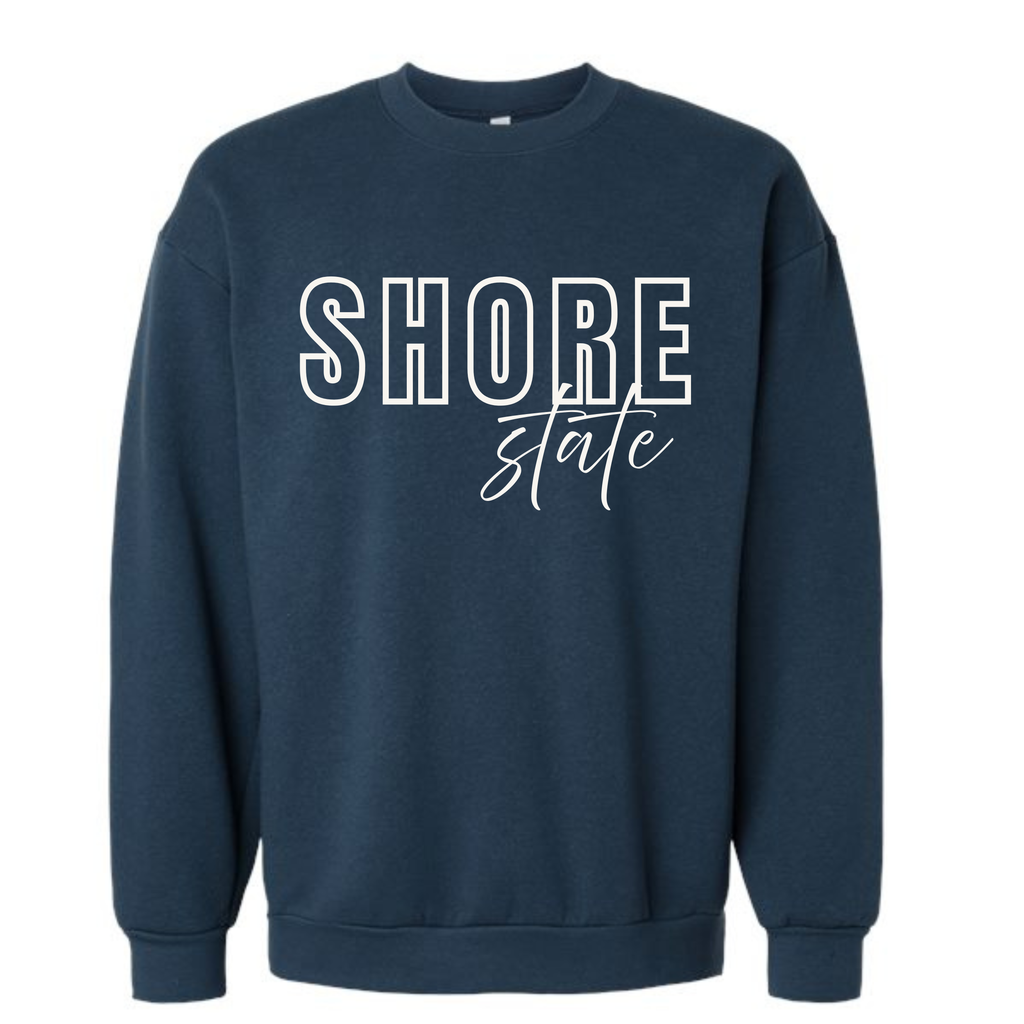 Shore State Sea Blue Crewneck