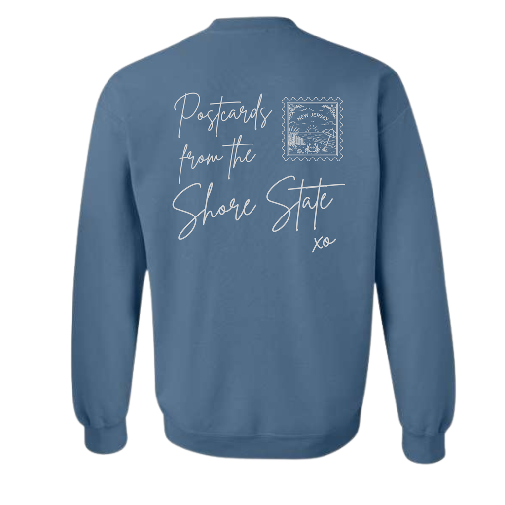 Post Cards from the Shore State Crewneck Sweatshirt