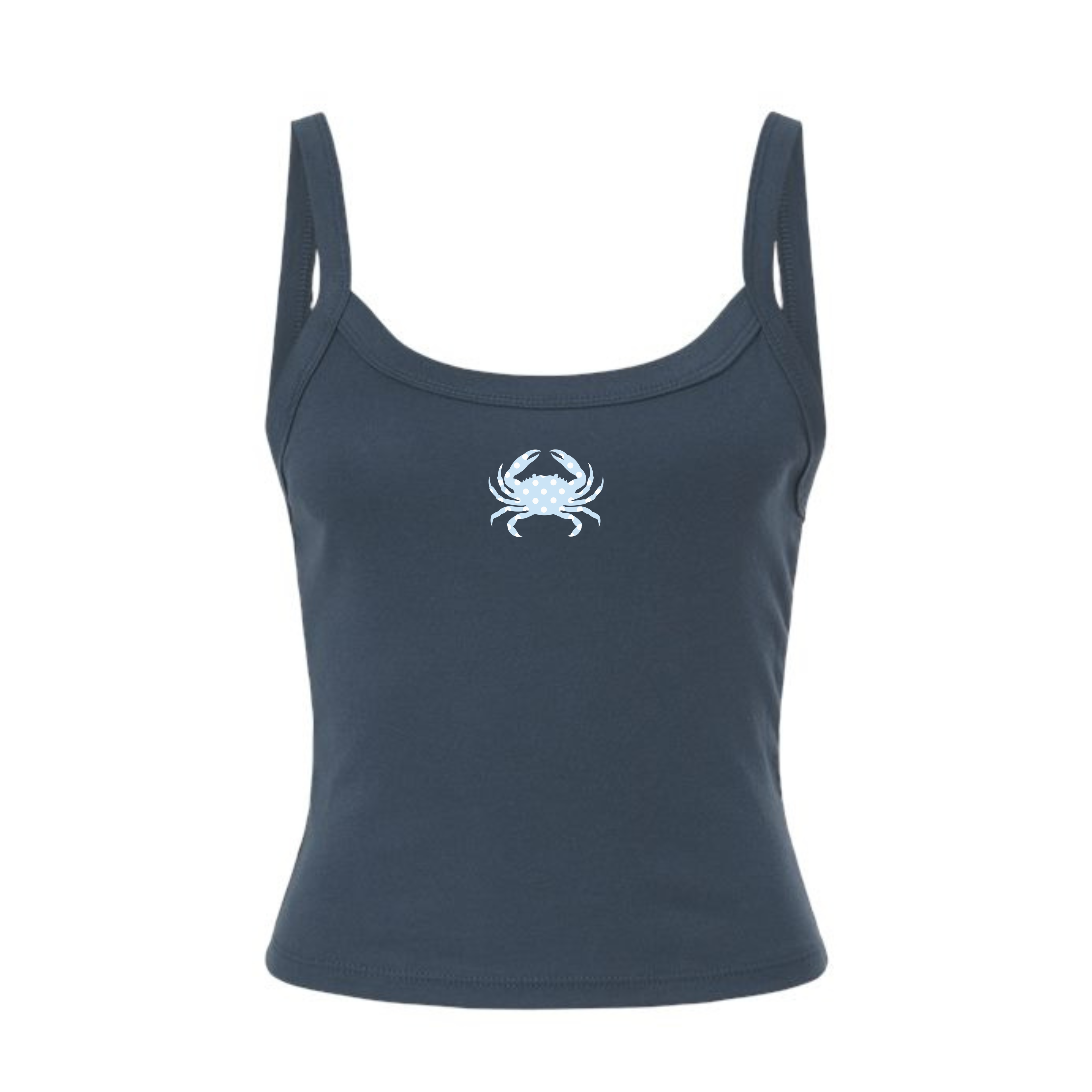 Polkadot Crab Ribbed Tank