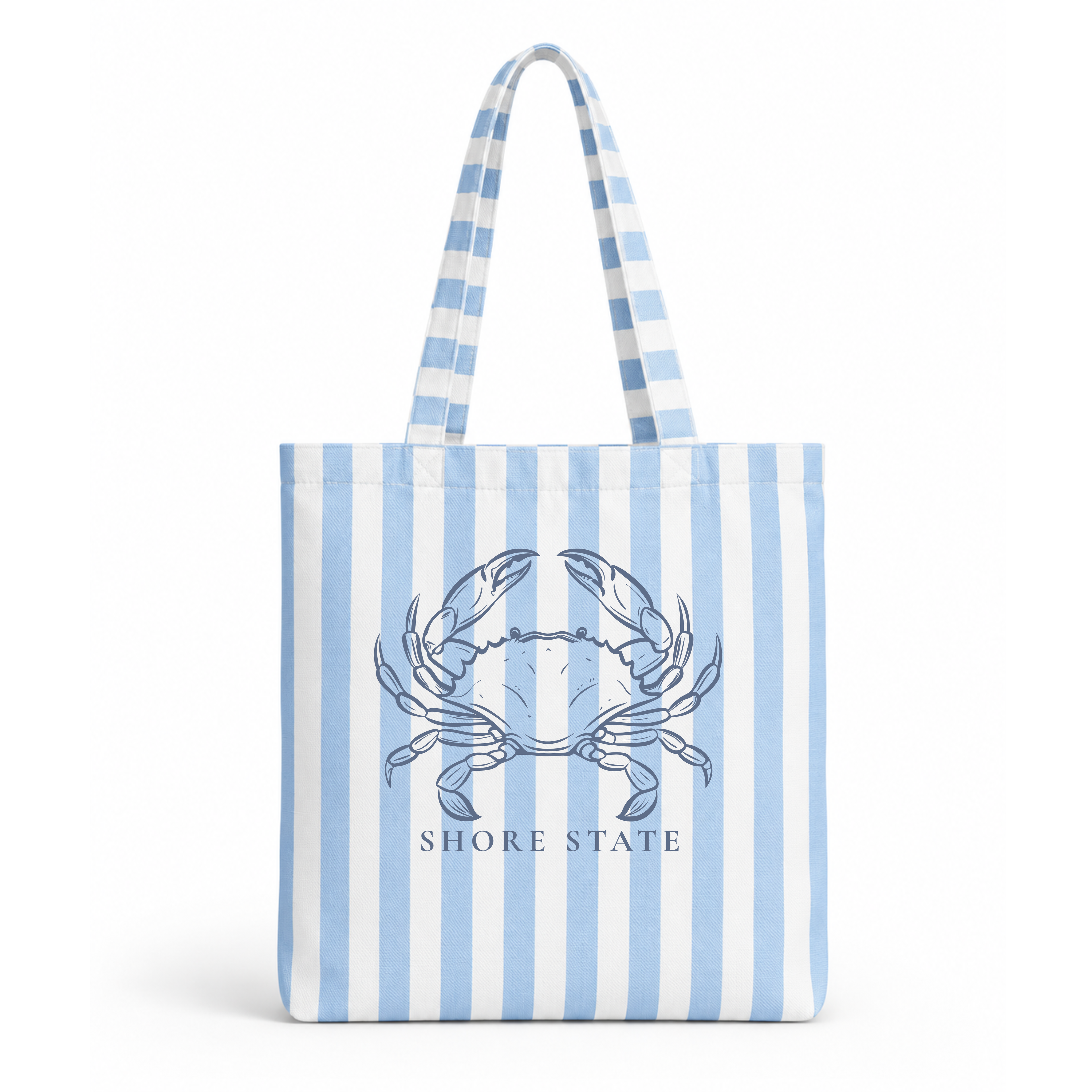 Wide Striped Tote