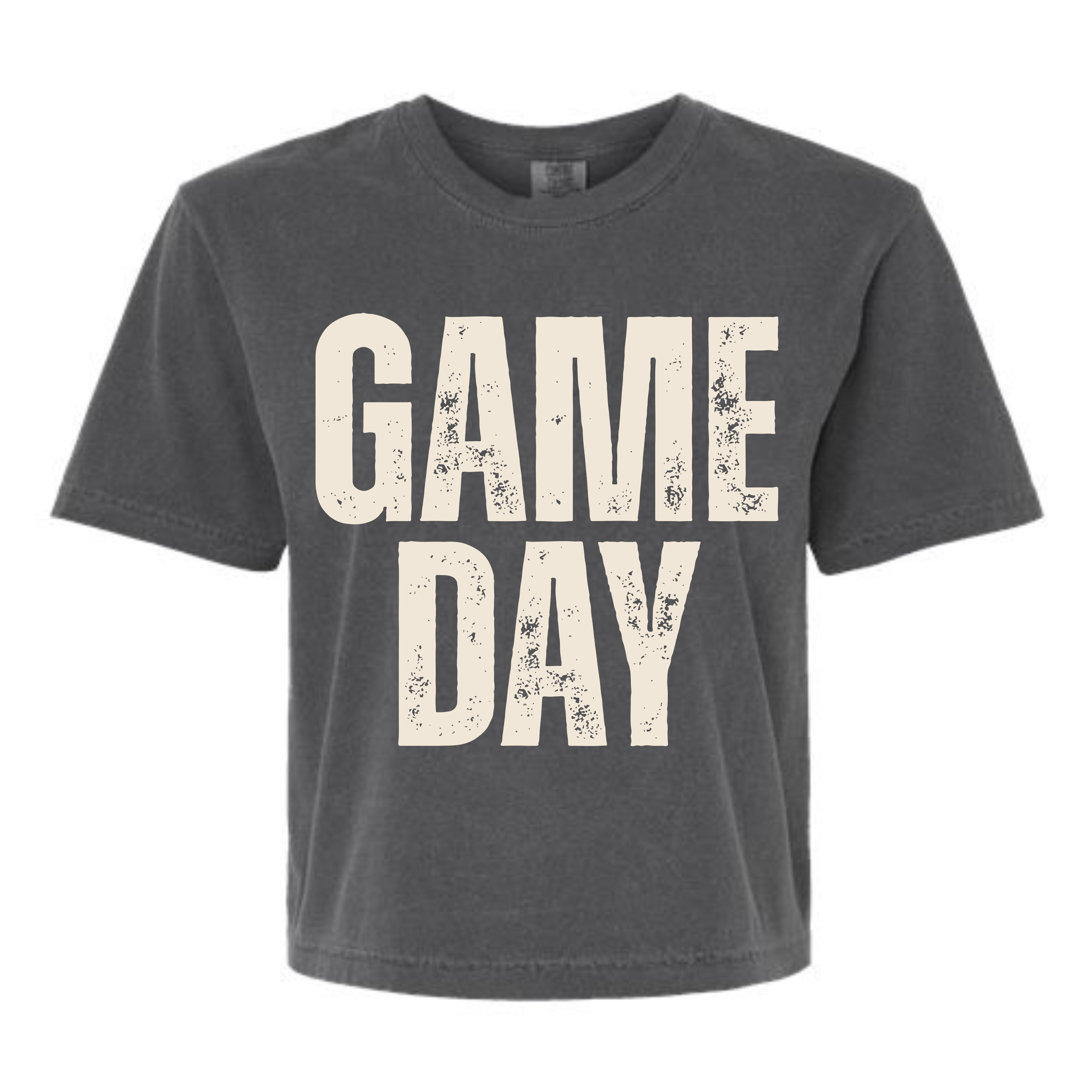 Boxy Cropped Game Day T-Shirt