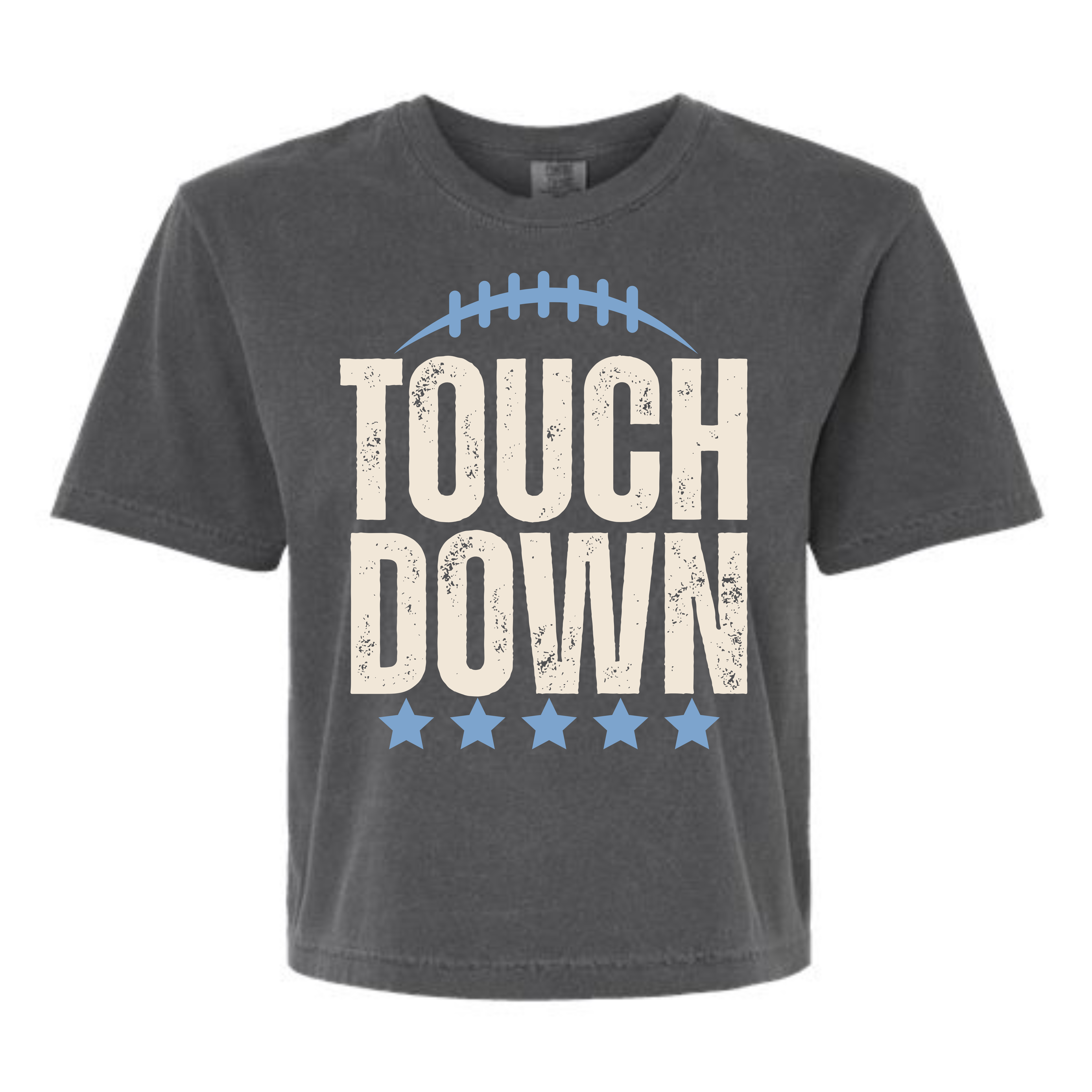 Boxy Cropped Touch Down T-Shirt