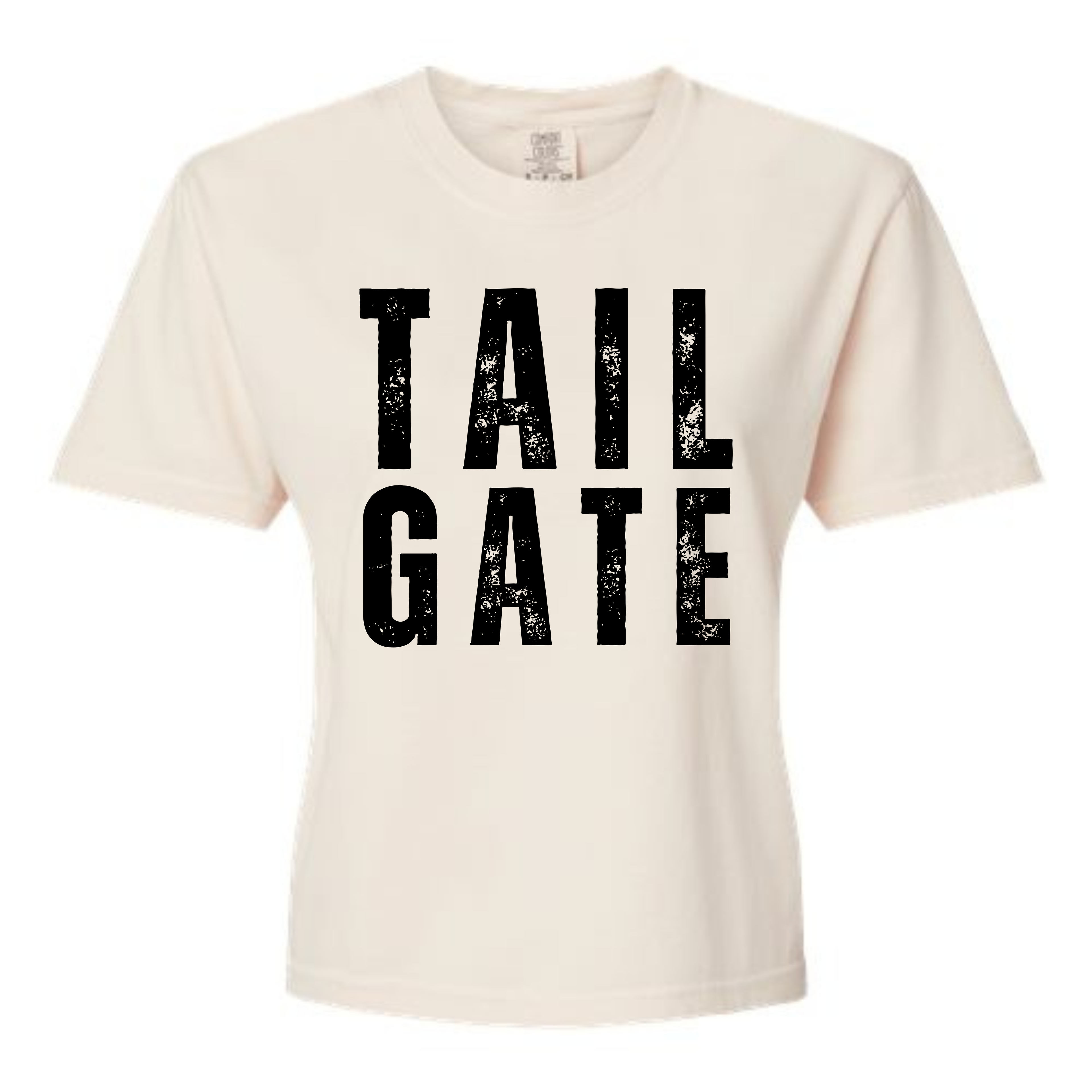 Boxy Cropped Tail Gate T-Shirt