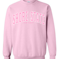 Shore State NJ Sweatshirt Pink