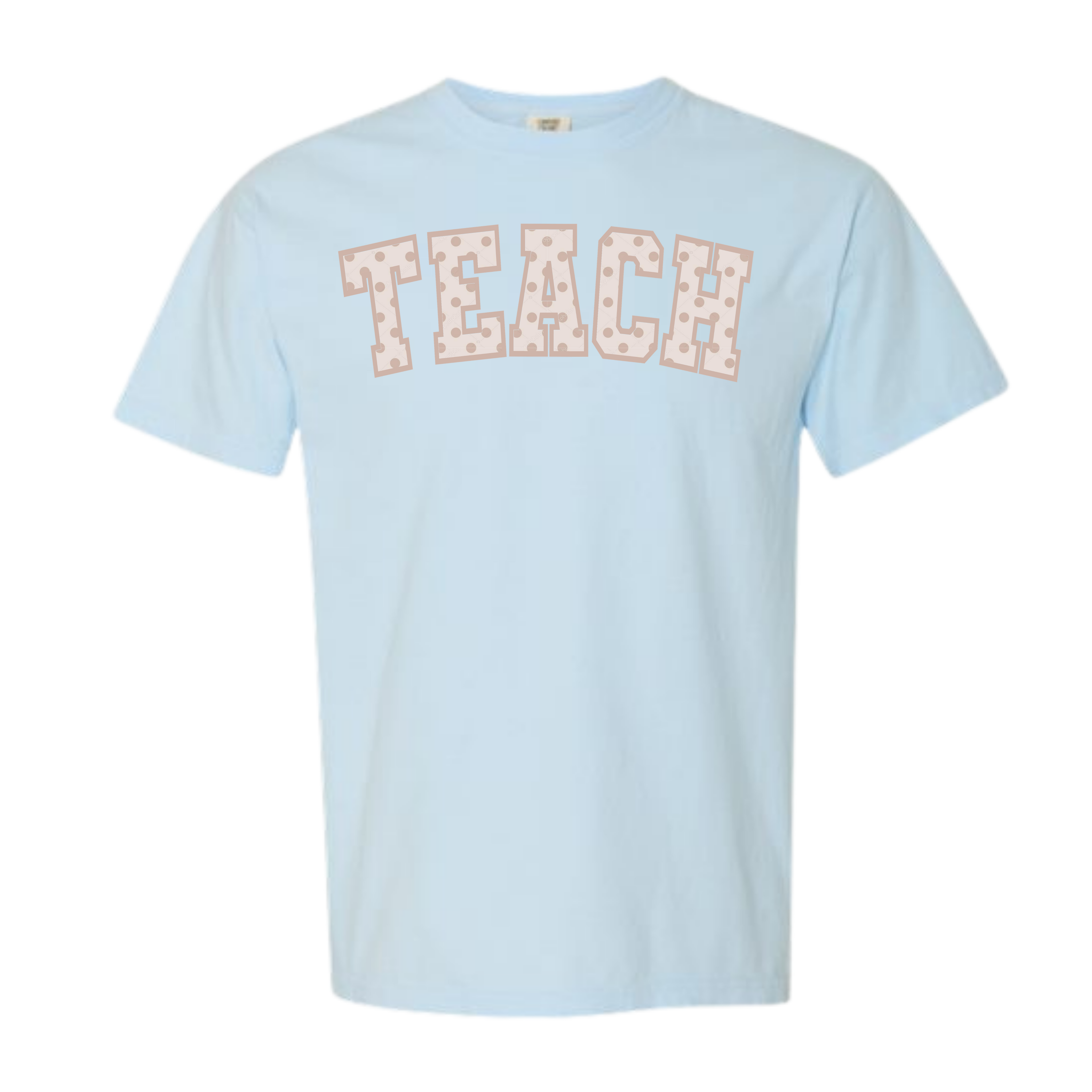 TEACH - Tan Polka Dot