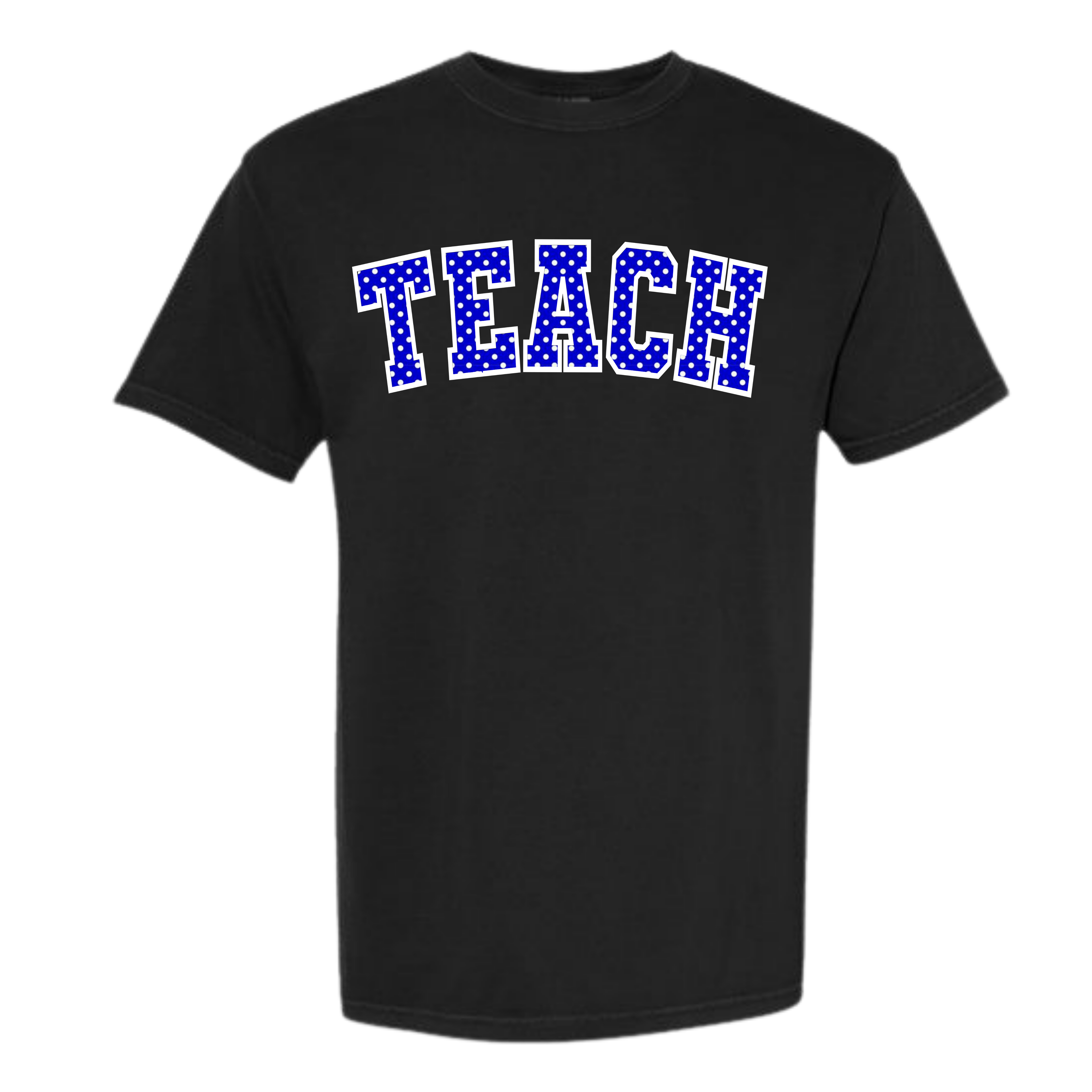 TEACH - Royal Polka Dot