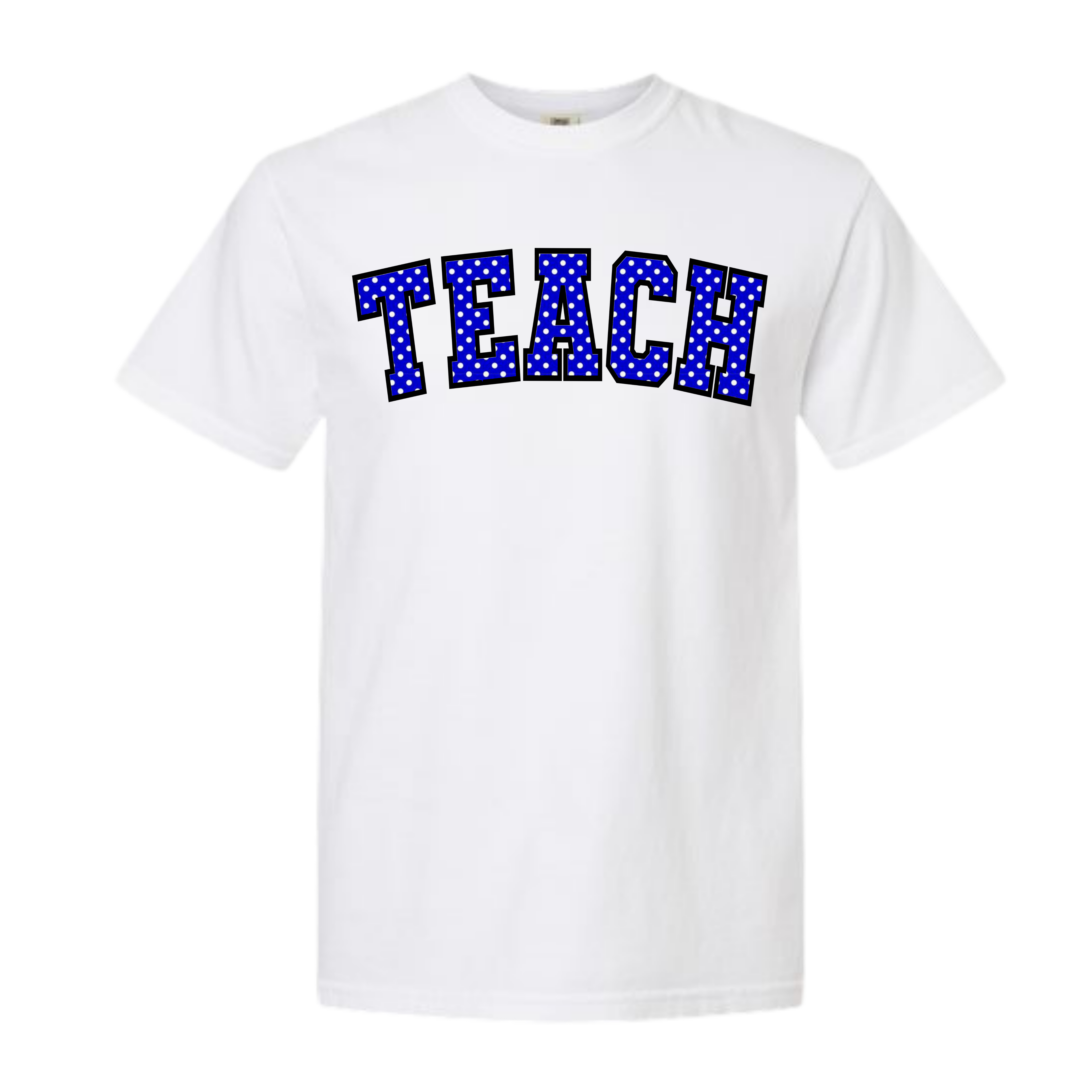 TEACH - Royal Polka Dot
