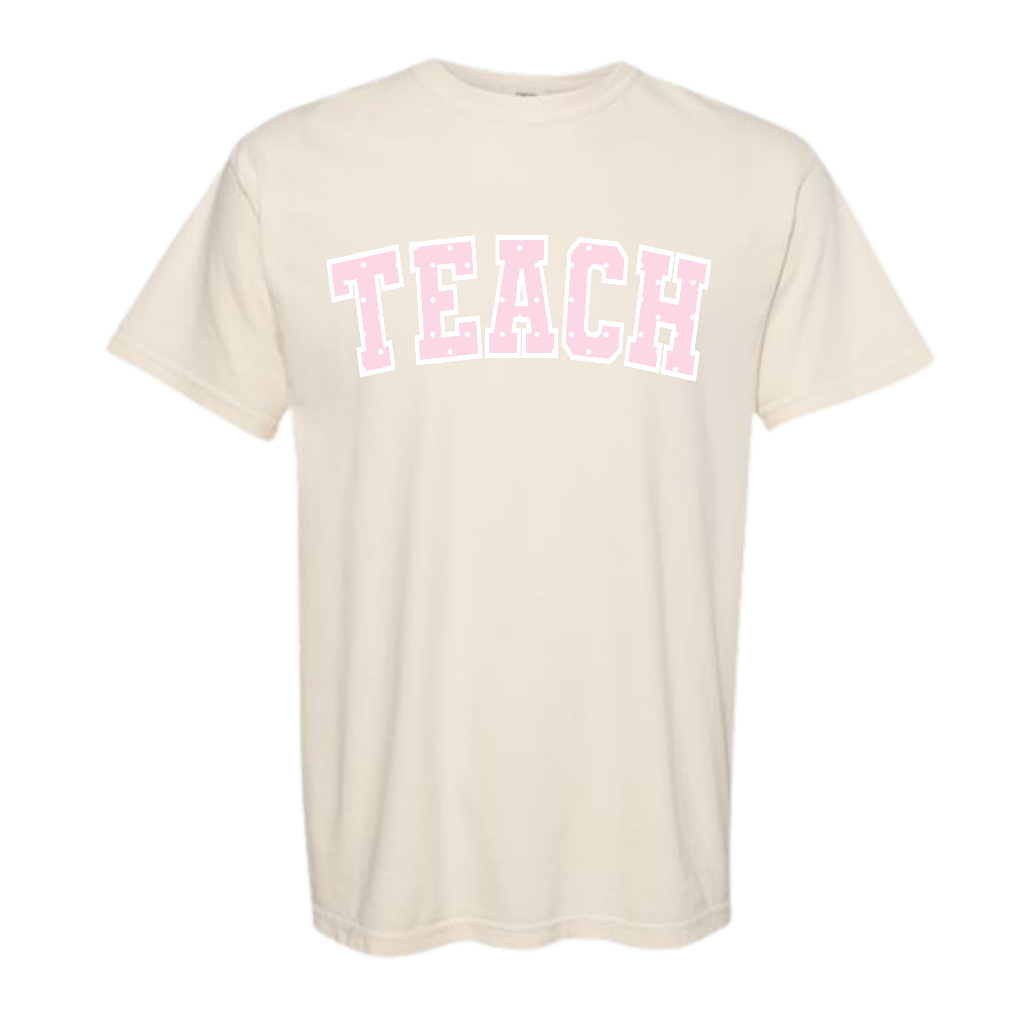 TEACH - Pink Polka Dot